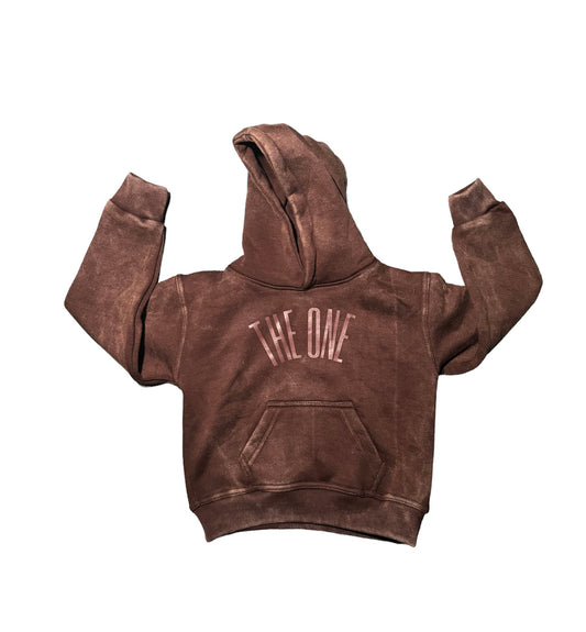 BROWN OVERSIZE KID HOODIE